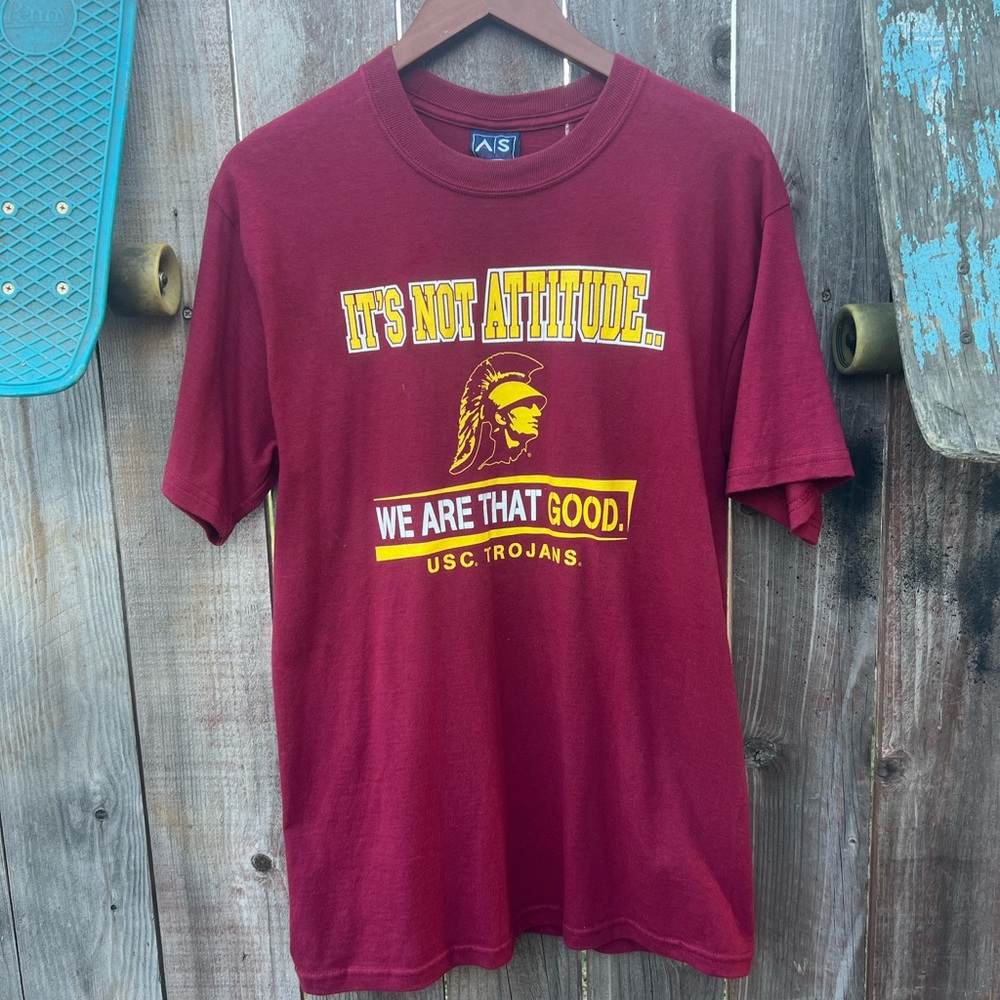 USC Trojans Maroon Attitude Graphic Tee